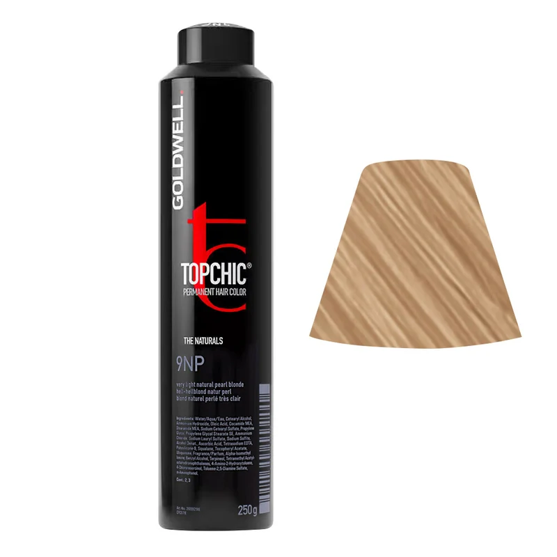Goldwell Topchic Can 9NP Blond Perle Naturel Très Clair 250gr - coloration permanente en bombe