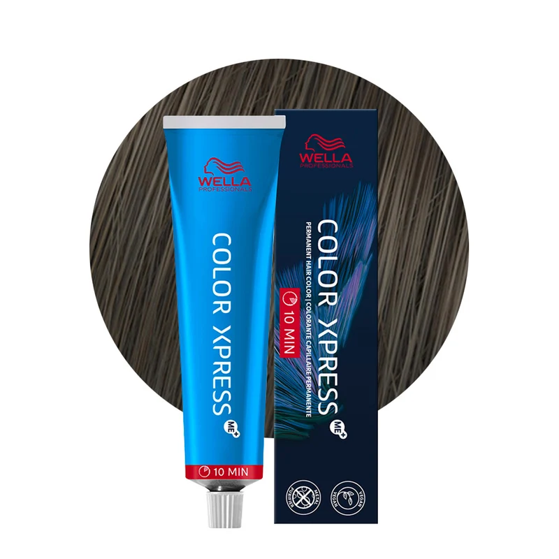 Wella Color Xpress 4/ Marron Moyen 60ml - coloration permanente rapide