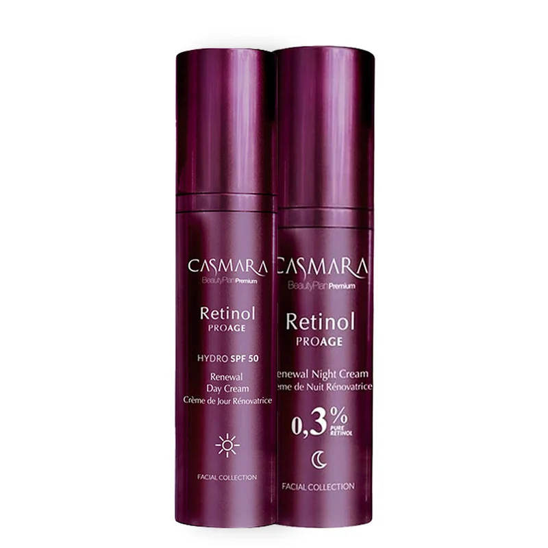 Casmara Retinol Proage Renewal Day Cream Spf50 50ml Night Cream 0.30% 50ml