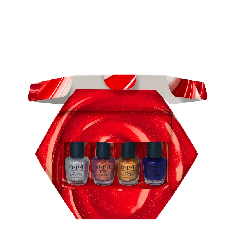 OPI Nail Lacquer Holiday 25 Good Enough To Treat 4x12.75ml - Mini Pack- 4 pcs