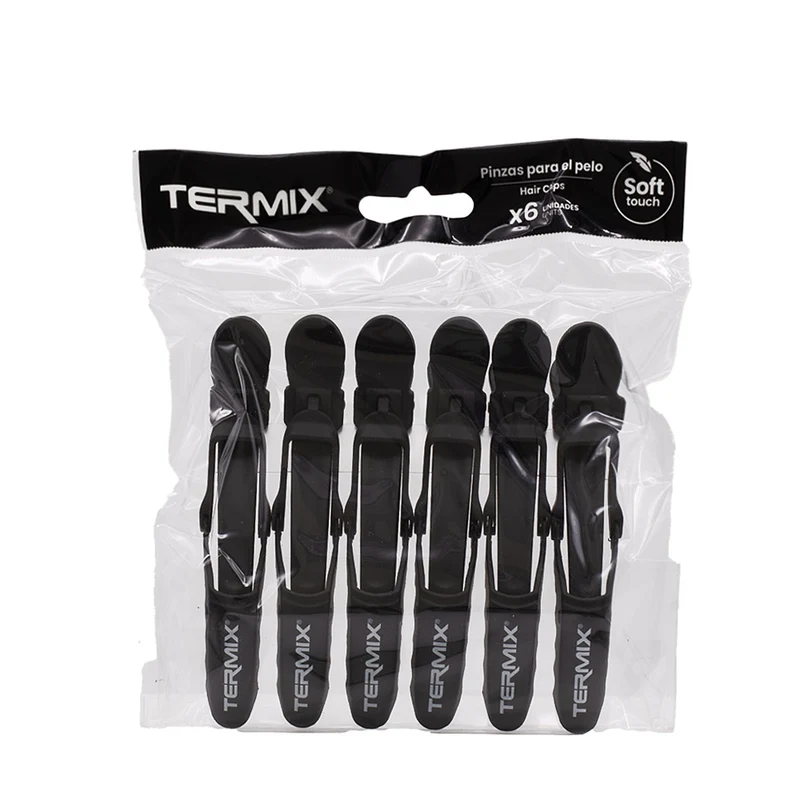 Termix Set 6 Pinces Professionnelles Soft Touch - pinces professionnelles à prise confortable