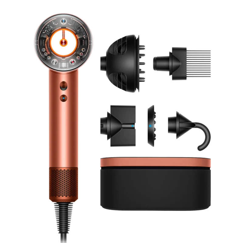 Dyson Supersonic Nural Curly + Coily Phon Amber Silk - sèche-cheveux cheveux bouclés ou très bouclés