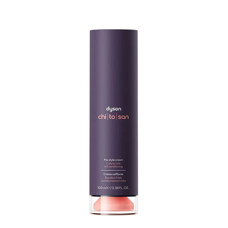 Dyson Chitosan Pre-Styling Hair Cream Curly to Coily Rich Conditioning 100ml - crème nourissante cheveux bouclés