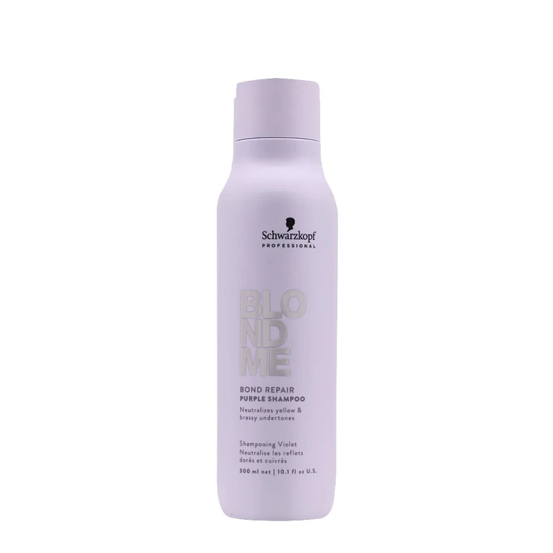 Schwarzkopf BlondMe Bond Repair Purple Shampoo 300ml - shampooing réparateur violet