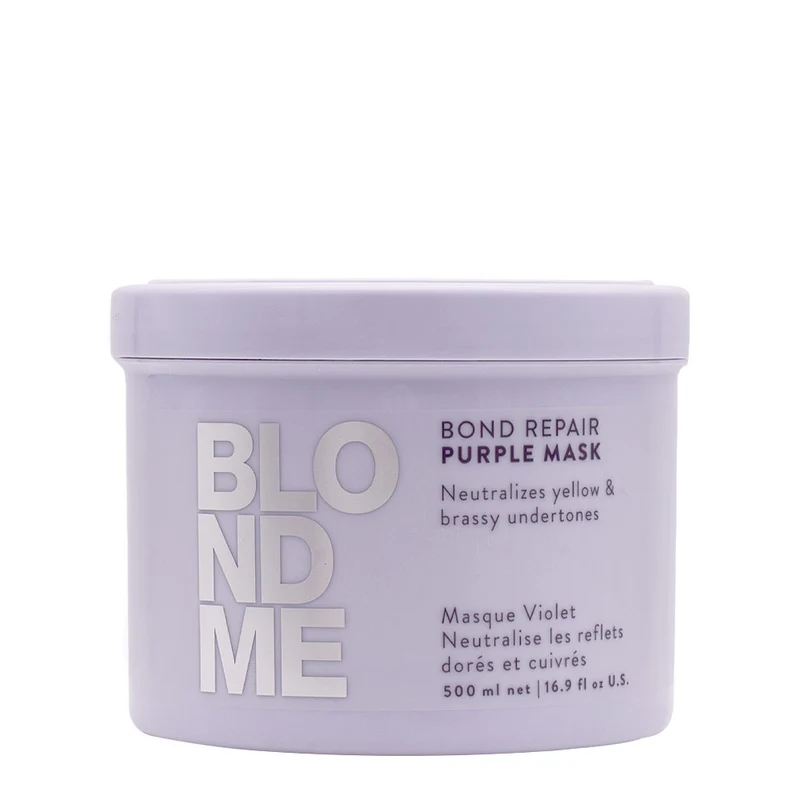 Schwarzkopf BlondMe Bond Repair Purple Mask 500ml - masque violet réparateur