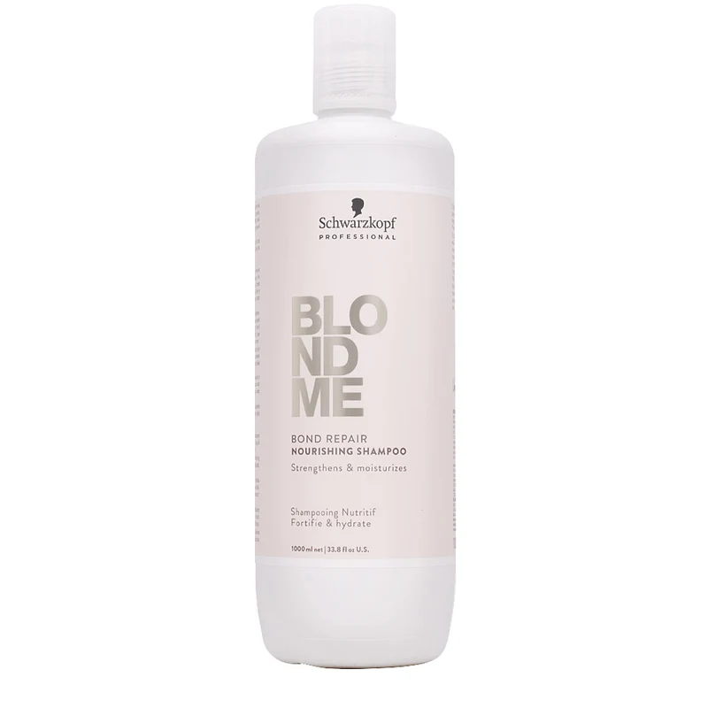 Schwarzkopf BlondMe Bond Bond Repair Nourishing Shampoo 1000ml - shampooing nourrissant réparateur