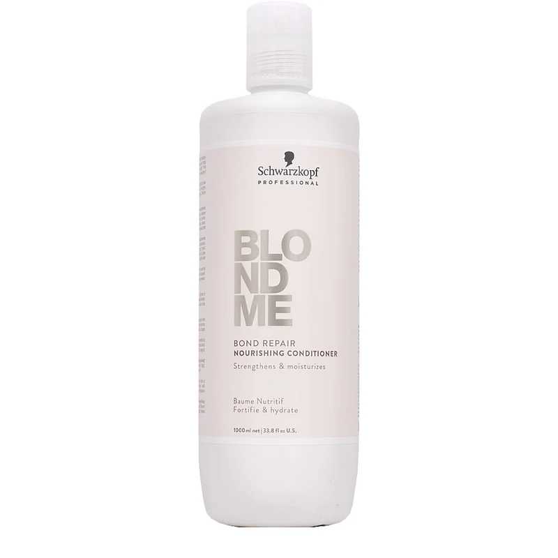 Schwarzkopf BlondMe Bond Repair Nourishing Conditioner 1000ml - conditionneur nourrissant réparateur