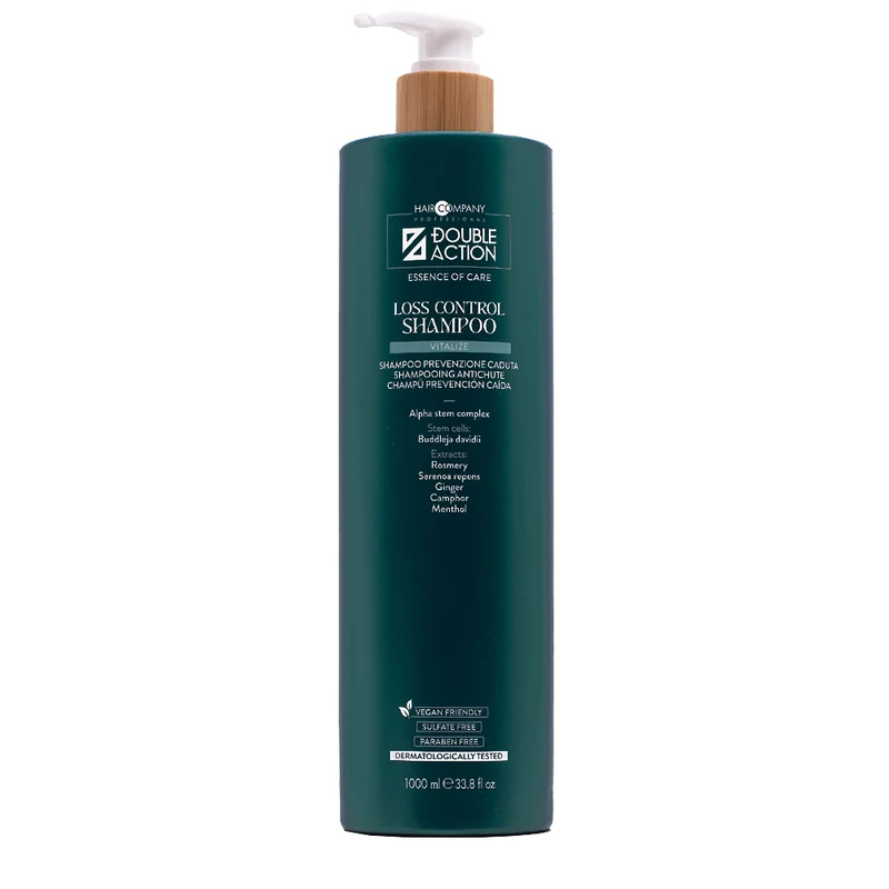 Hair Company Double Action Loss Control Shampoo 1000ml - shampooing anti-chute