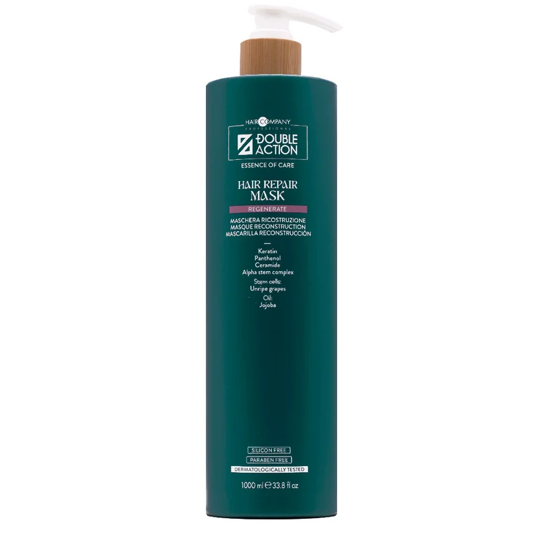 Hair Company Double Action Hair Repair Mask 1000ml - masque nourissant réparateur