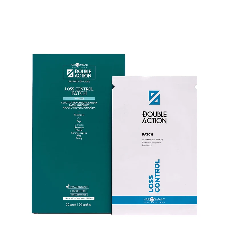 Hair Company Double Action Loss Control Patch 30pcs - patch de prévention chute cheveux