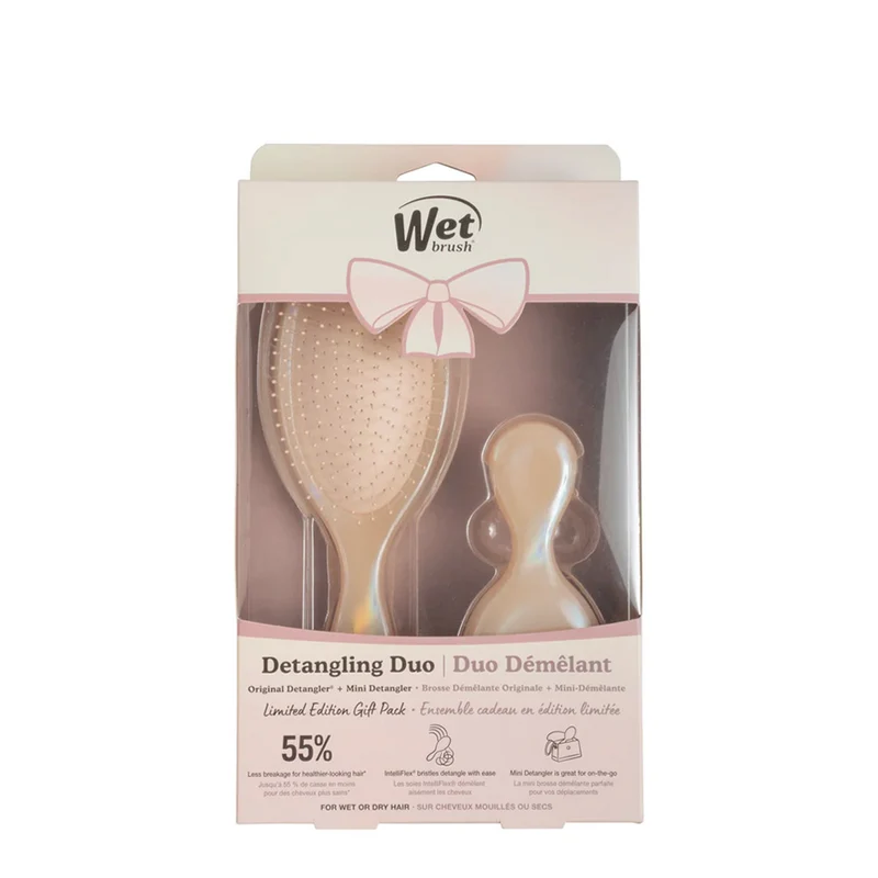 Wetbrush Detangling Duo Cream - coffret de brosses