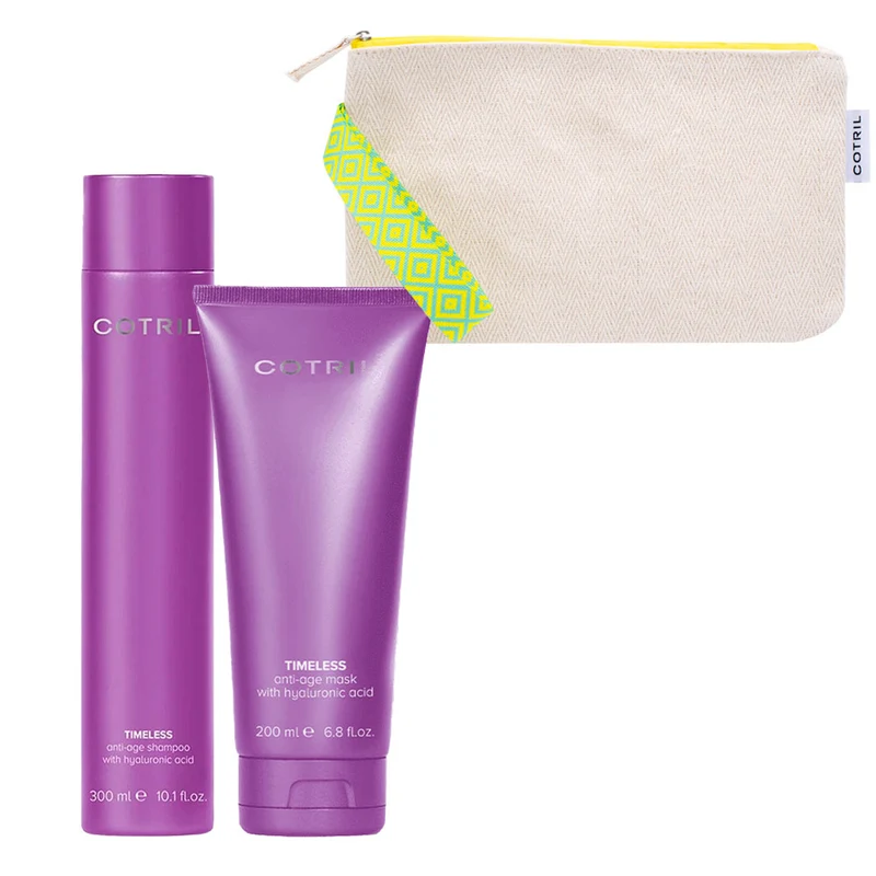 Cotril Timeless Shampoo 300ml Mask 200ml + Pochette Gratuite