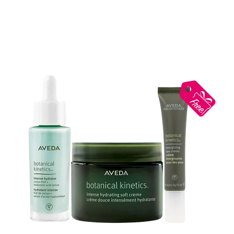 Aveda Botanical Kinetics Intense Hydrator 30ml Hydrating Soft Creme 50ml +Energizing Eye Creme 15ml OFFERTE