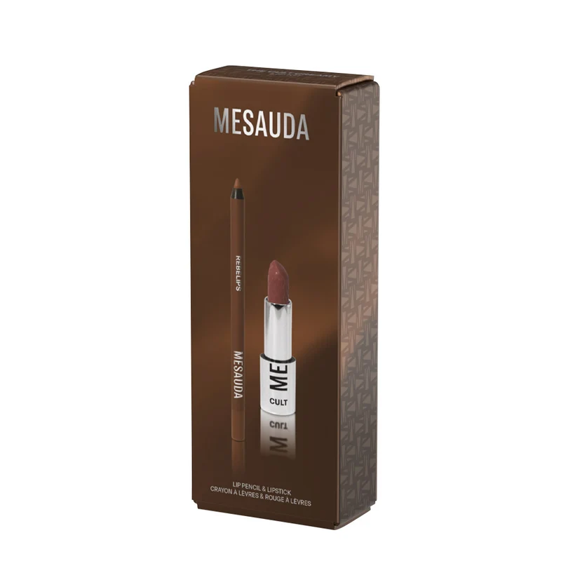Mesauda Beauty Cult Creamy Lip Kit - coffret crayon et rouge à lèvres