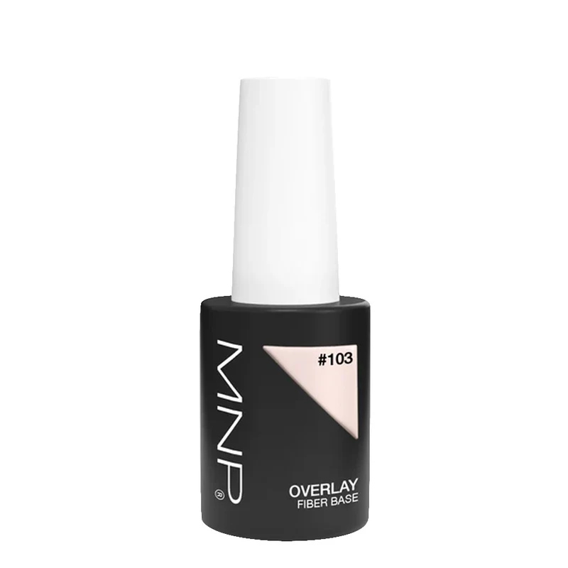My Nail Pro MNP Overlay Fiber Base 103 Rose Quartz 14ml - base fortfiante en fibre de verre