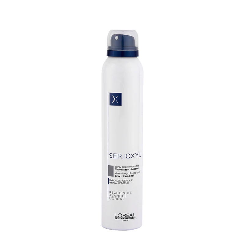L'Oreal Serioxyl Volumising Coloured Spray Grey 200ml - spray volumateur de couleur grise