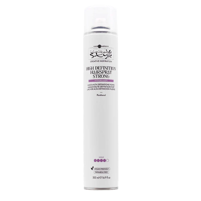Hair Company Inimitable Style High Definition Eco-Hairspray Strong 500ml – laque tenue forte