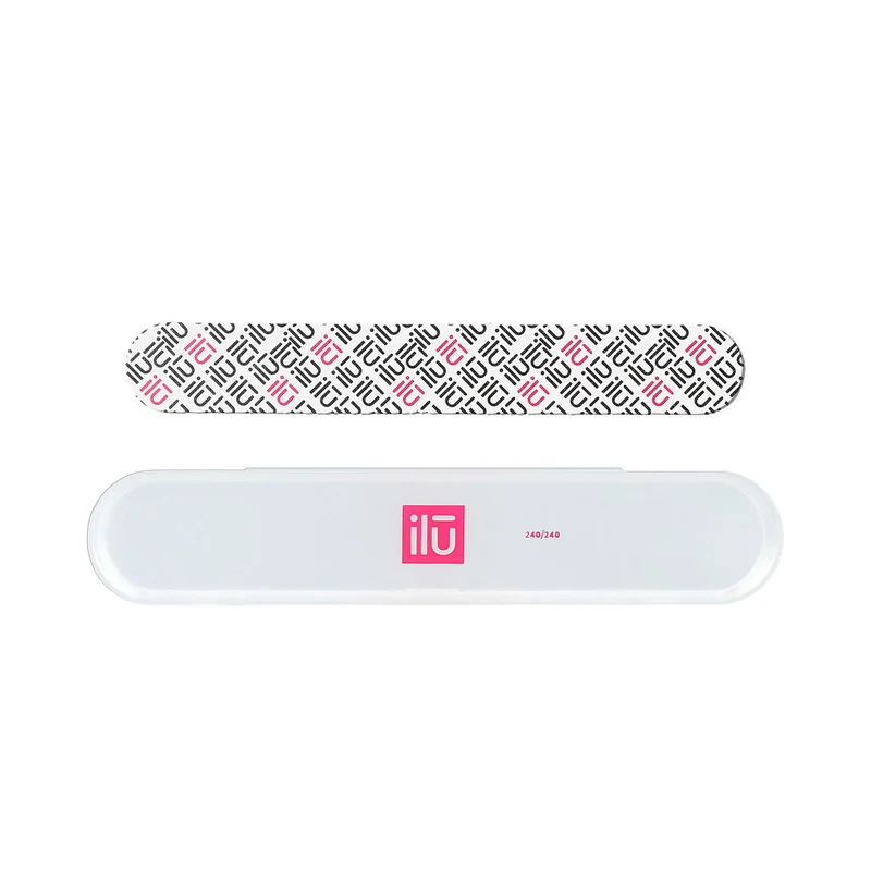 ilū Nail File Medium Pocked Grid 240/240 - kit de limes