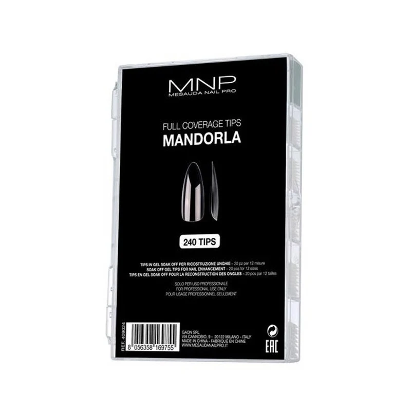 My Nail Pro MNP Full Coverage Tips Mandorla 240 pz - faux ongles pour la construction en gel soak