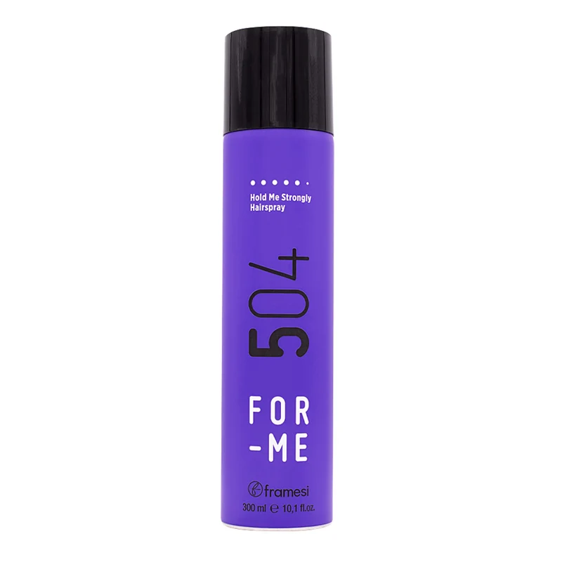 Framesi For-Me 504 Hold Me Strongly Hairspray 300ml - laque sans gaz tenue forte