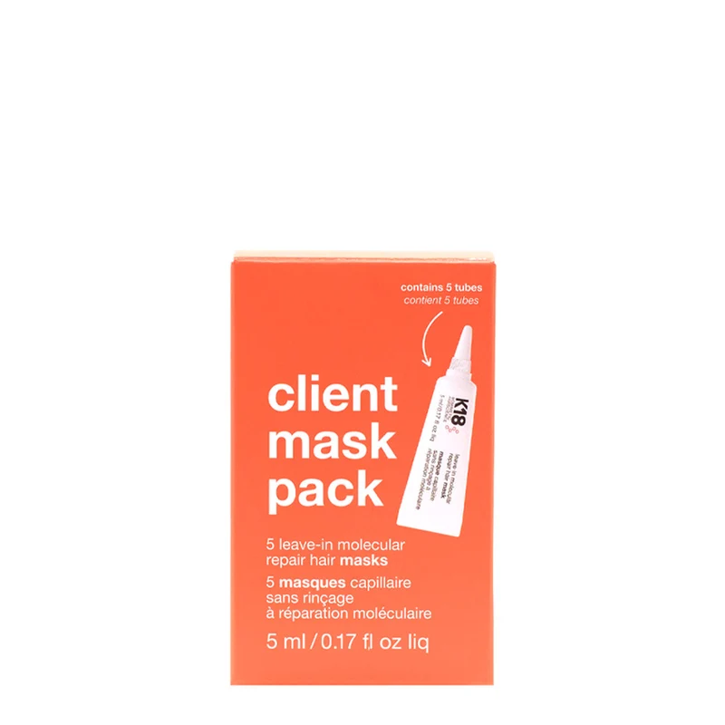 K18 Molecular Repair Hair Mask 5x5ml - traitement sans rinçage pour cheveux abîmés