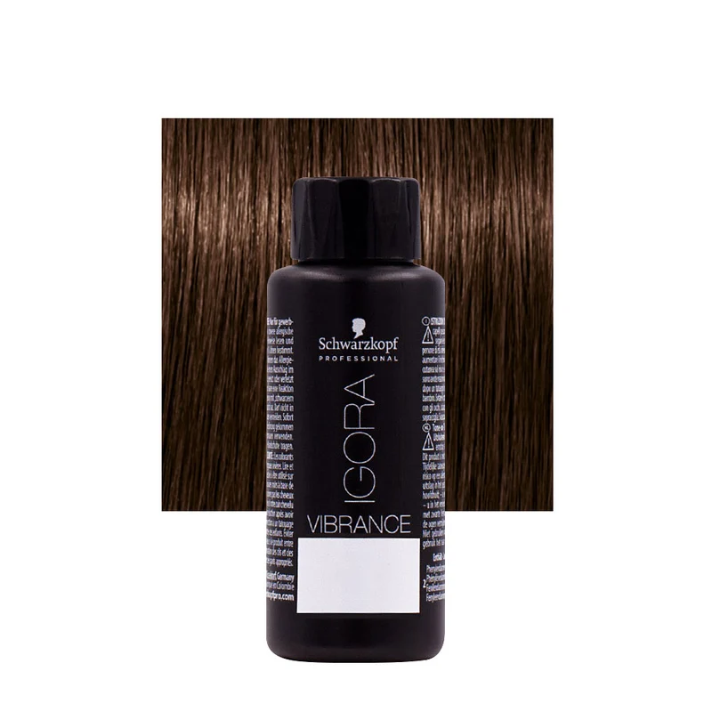 Schwarzkopf Igora Vibrance 4-6 Marron Moyen Chocolat 60ml - coloration ton sur ton