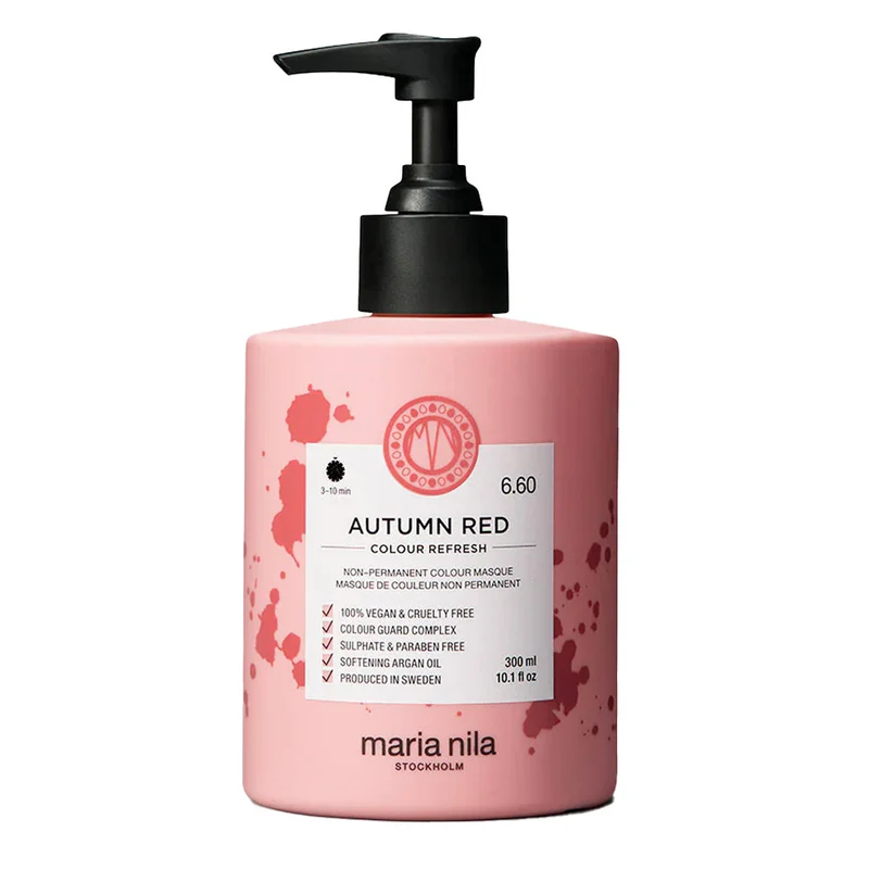 Maria Nila Colour Refresh Autumn Red 300ml - masque coloré