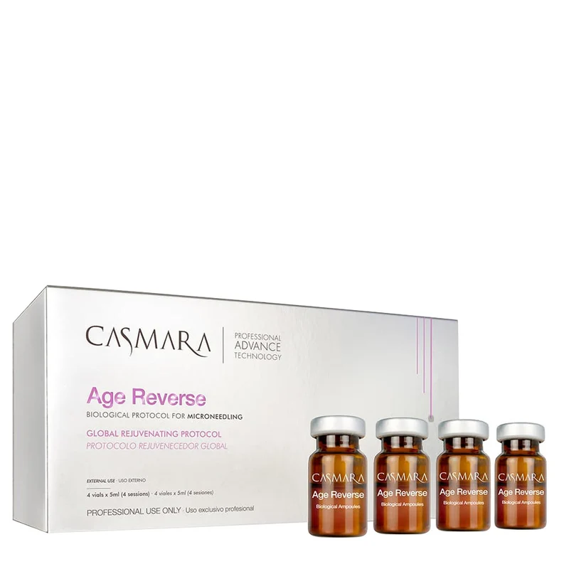 Casmara Age Reverse 4x5ml - protocole de rajeunissement complet