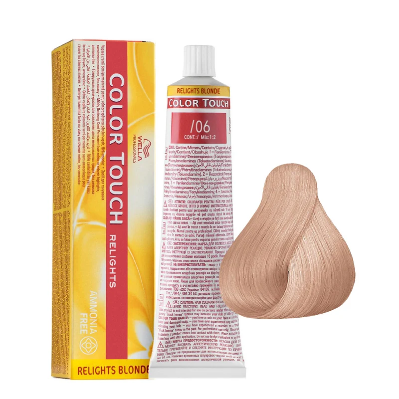 Wella Color Touch Relights Blonde / 06 Naturel Violet 60 ml - coloration semi-permanente sans ammoniaque