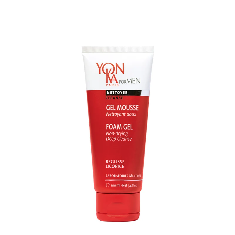 Yonka For Men Gel Mousse 100ml - mousse nettoyante