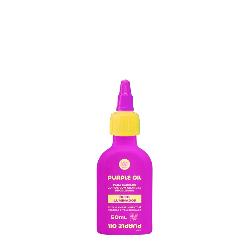 Lola Fro Rio Purple Oil Óleo Iluminador 50ml - huile brillance cheveux blonds
