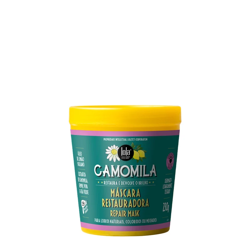 Lola From Rio Camomila Máscara Restauradora 230gr - masque restructurant cheveux blonds