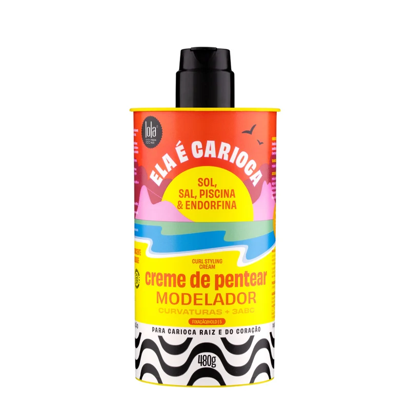 Lola From Rio Ela É Carioca Creme De pentear 3ABC 480gr - crème coiffante cheveux bouclés