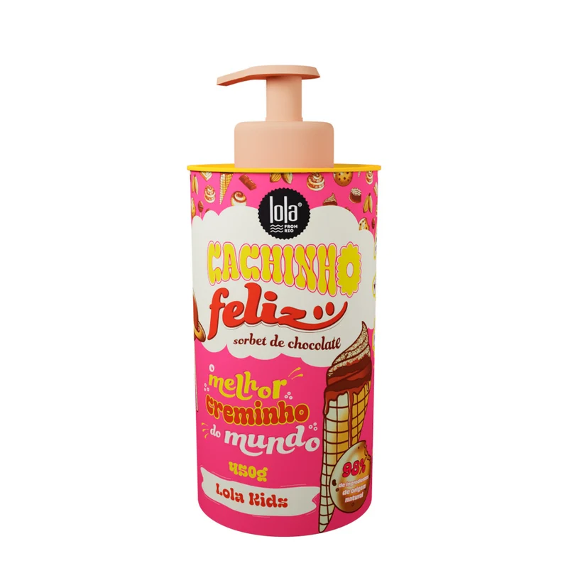 Lola From Rio Cacinho Feliz Sorbet de Chocolate 450gr - crème définition de boucles pour enfants