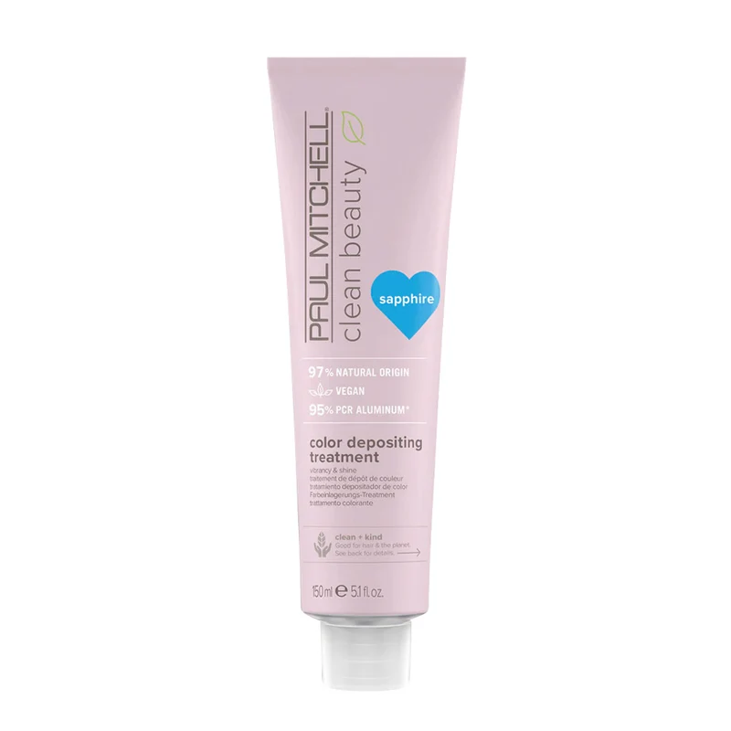 Paul Mitchell Clean Beauty Color Depositing Treatment Sapphire 150ml - traitement de coloration