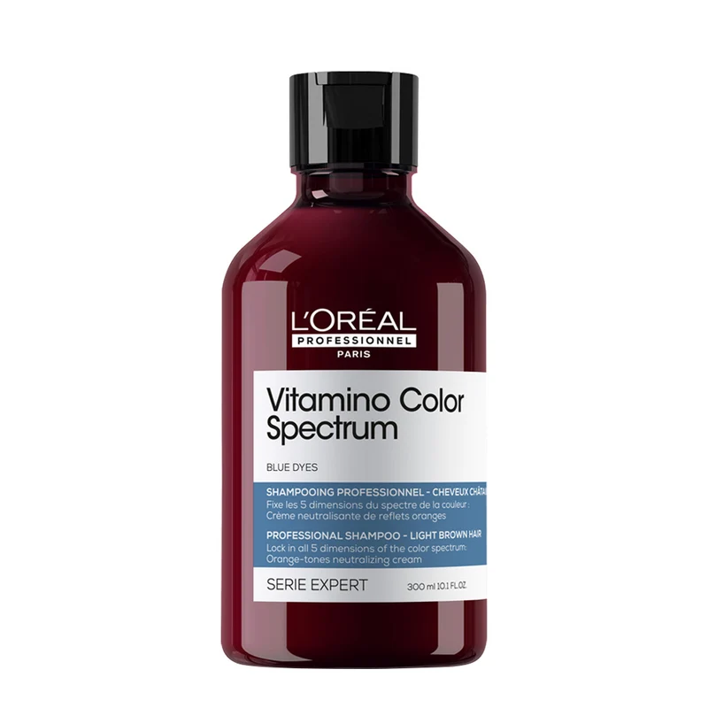 L'Oréal Professionnel Paris Vitamino Color Spectrum Shampoo Blu 300ml - shampooing tonifiant anti-orange