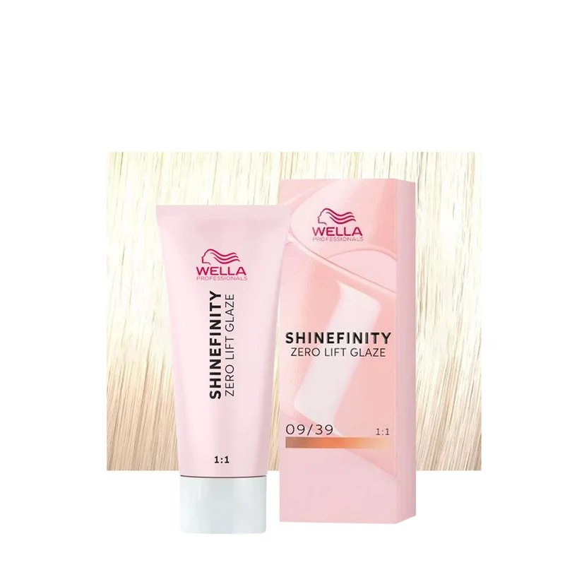 Wella Shinefinity 09/39 Blond Très Clair Doré Cendré 60ml - coloration demi-permanente