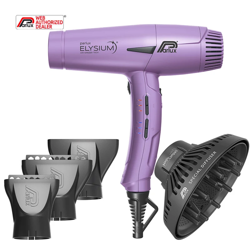 Parlux Elysium + Magic Compact Lilas - sèche-cheveux avec diffuseur