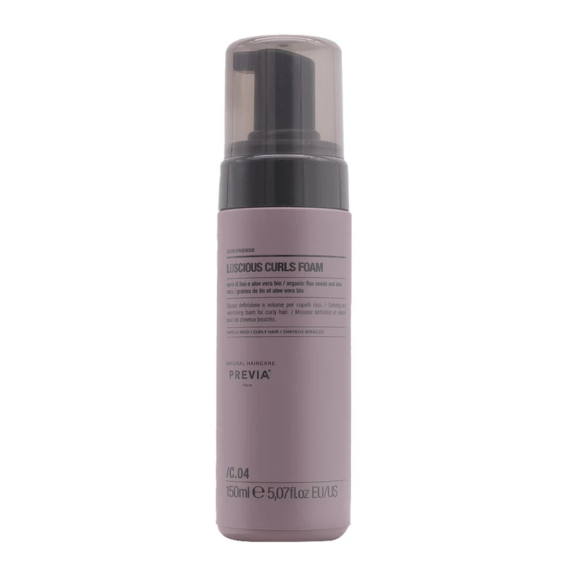 Previa Curlfriends Luscious Curls Foam 150ml - mousse cheveux bouclés ou ondulés