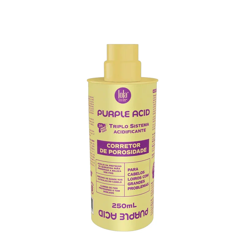 Lola From Rio Purple Acid Corrector De Porosidade 250ml - soin restructurant cheveux blonds