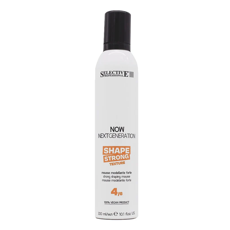 Selective Professional Now Next Generation Texture Shape Strong 300ml - mousse fixation forte