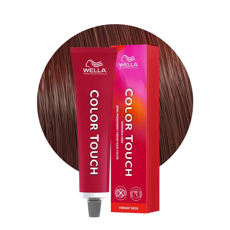 Wella Color Touch Vibrant Reds 6/4 Cuivre Foncé 60ml - coloration semi-permanente sans ammoniaque