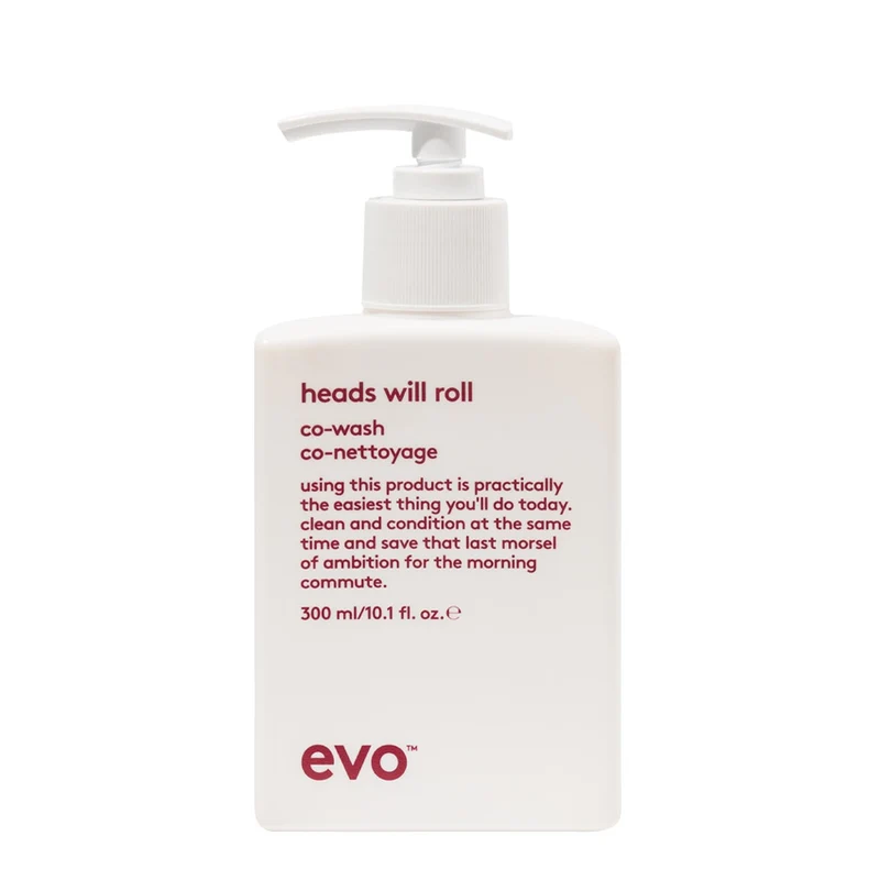 Evo Curl Heads Will Roll Cleansing Co-Wash 300ml - conditionneur nettoyant cheveux bouclés