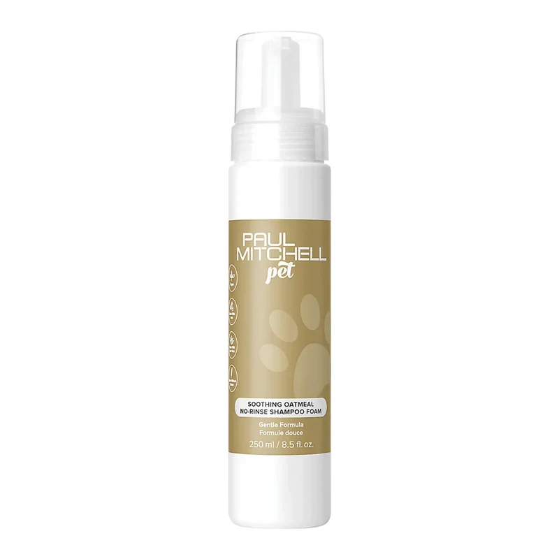 Paul Mitchell Pet Soothing Oatmeal No-Rinse Shampoo Foam 250ml - shampoing mousse apaisant