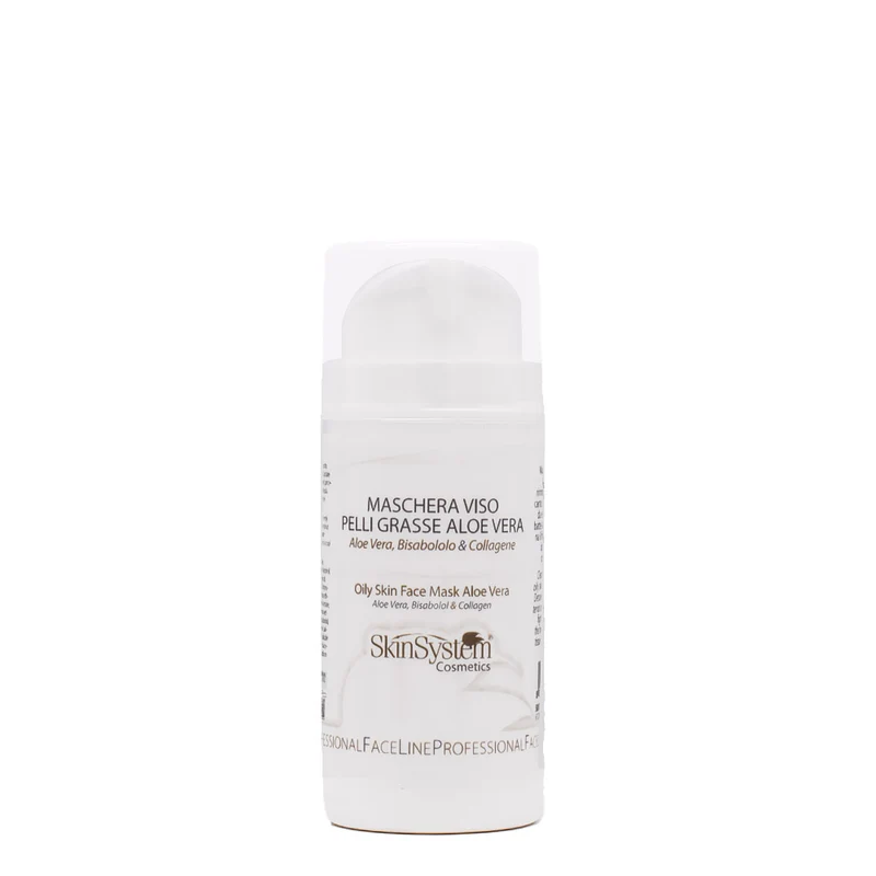 SkinSystem Oily Skin Face Mask Aloe Vera 100ml - masque visage peau grasse