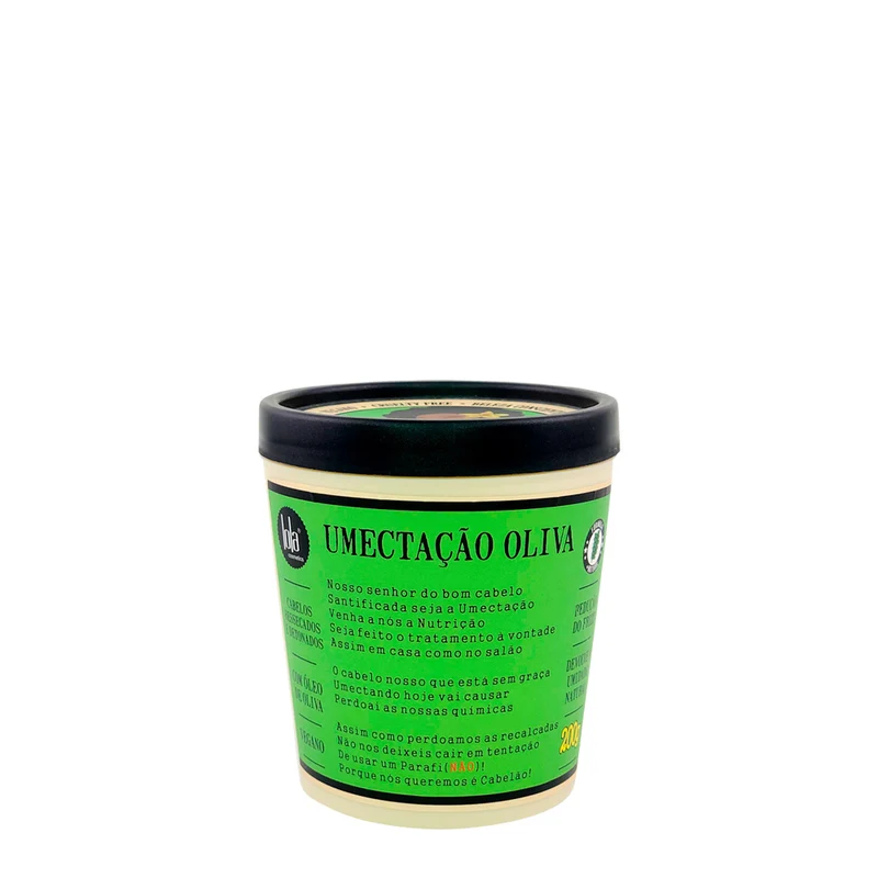 Lola From Rio Umectação Oliva Máscara 200gr - masque super hydratant cheveux secs et abîmés
