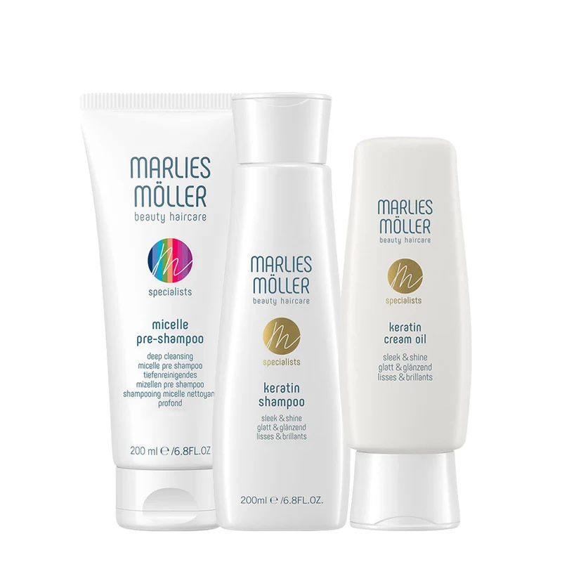 Marlies Möller Micelle Pre-Shampoo 200ml Shampoo 200ml Cream Oil 100ml