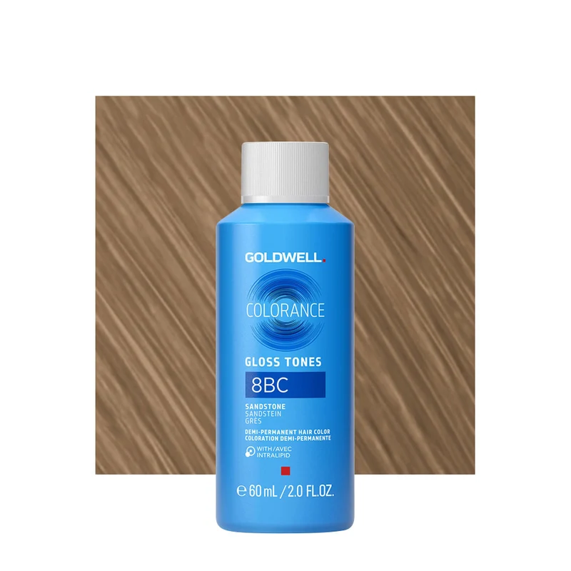 8BC Goldwell Colorance Gloss Tones 60ml - coloration demi-permanente