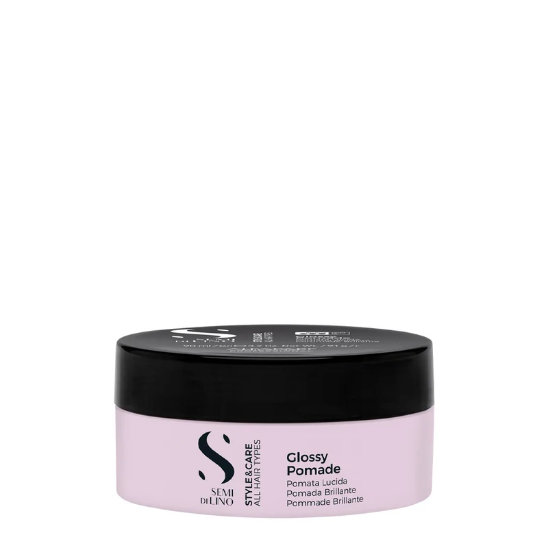 Alfaparf Milano Semi Di Lino Style&Care Glossy Pomade 90ml - cire tenue forte