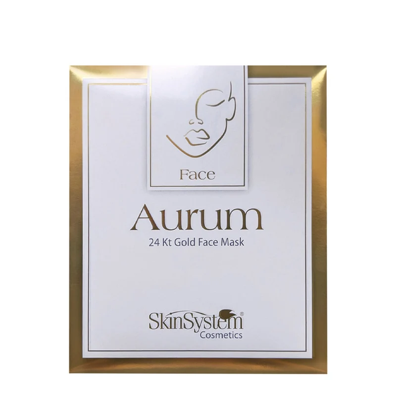 SkinSystem Aurumu 24kt Gold Face Mask 1 pièce jetable - masque préformé doré